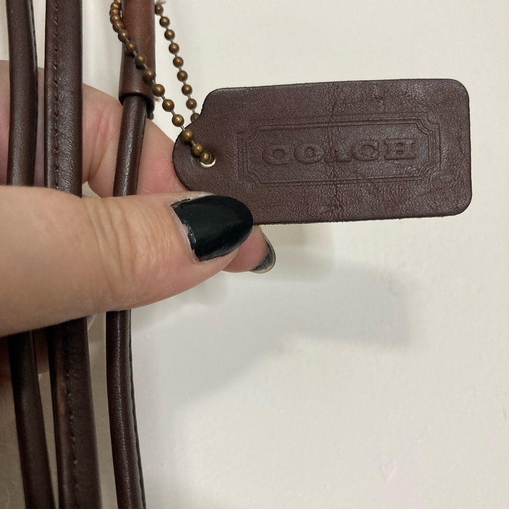 Rare archival vintage Coach leather bucket bag brown - Picture 7 of 7